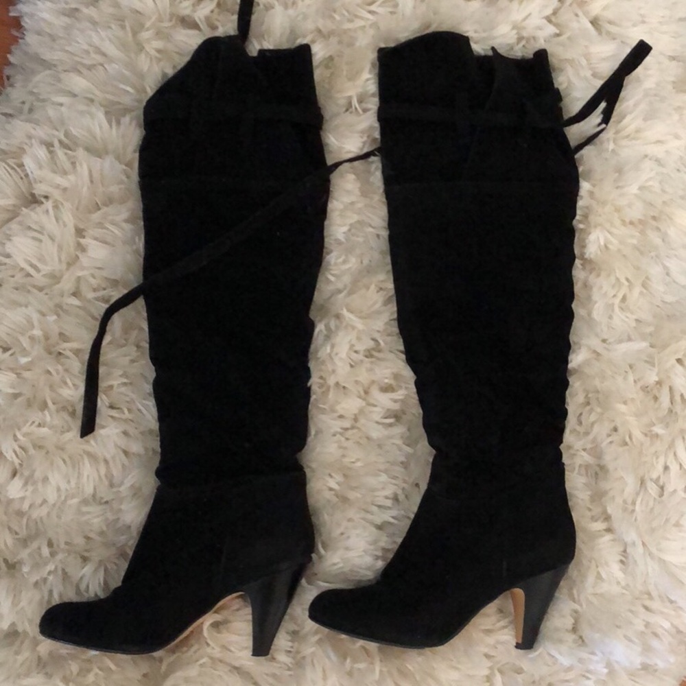 High Suede Boots